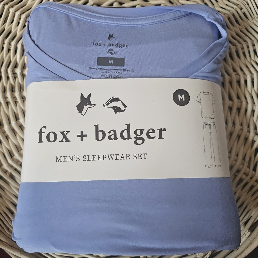 Men’s Short-Sleeve Undershirt — Light Blue, M